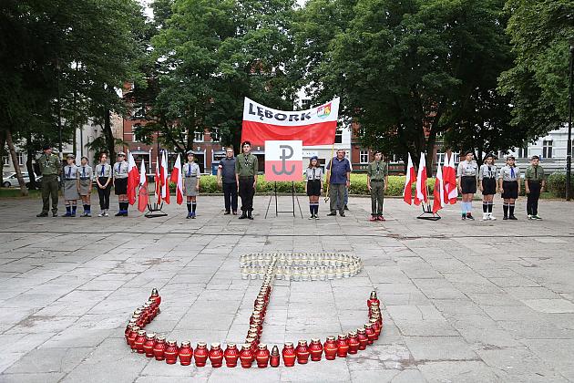 Lębork uczcił 77. Rocznicę wybuchu Powstania Warszawskiego
