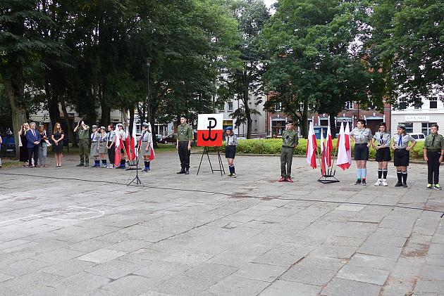 Lębork uczcił 77. Rocznicę wybuchu Powstania Warszawskiego