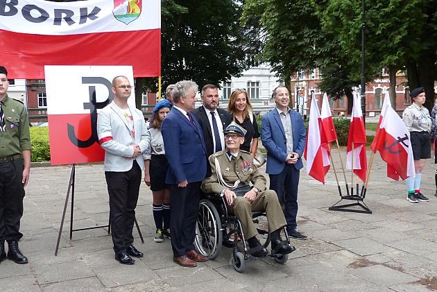 Lębork uczcił 77. Rocznicę wybuchu Powstania Warszawskiego