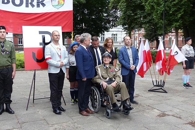 Lębork uczcił 77. Rocznicę wybuchu Powstania Warszawskiego