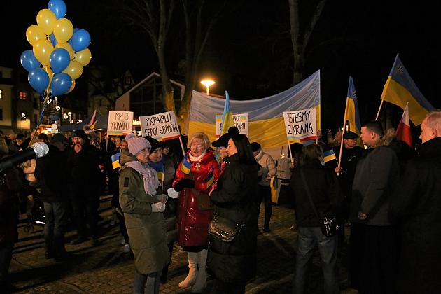 Lębork solidarny z Ukrainą