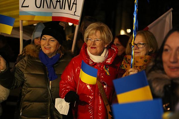 Lębork solidarny z Ukrainą