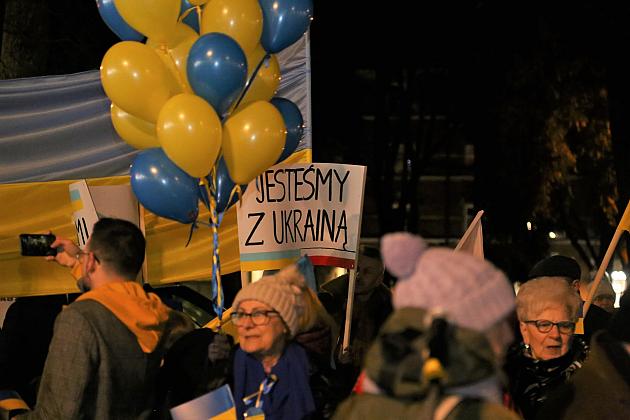 Lębork solidarny z Ukrainą