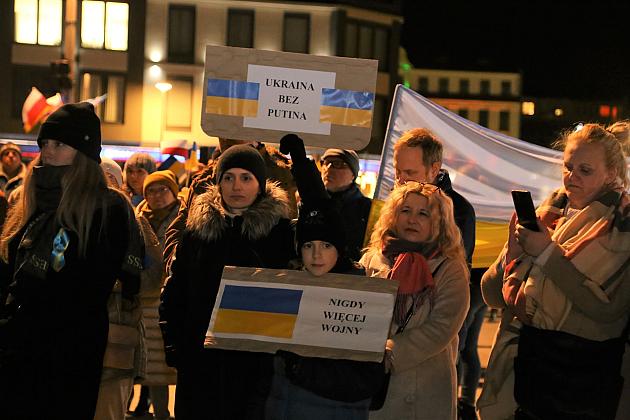 Lębork solidarny z Ukrainą