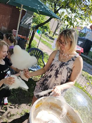 Piknik dla dzieci w rewitalizowanym obszarze