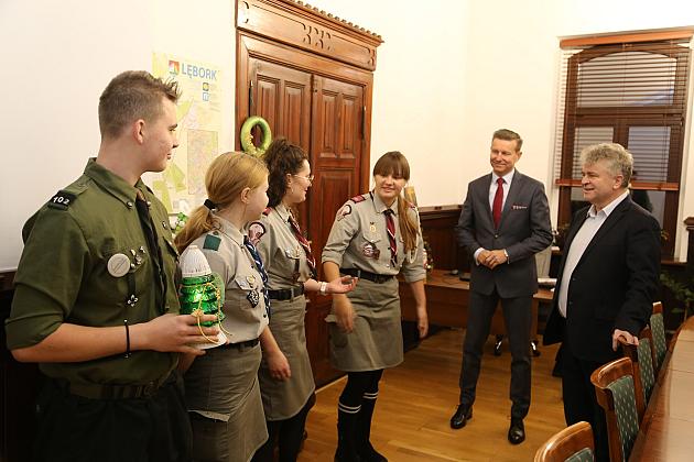 Betlejemskie Światło Pokoju w Lęborku