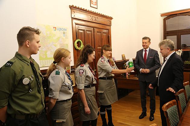 Betlejemskie Światło Pokoju w Lęborku