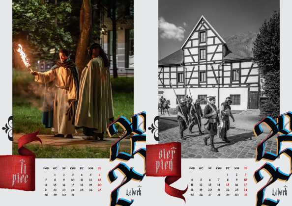 Miejski kalendarz na 2025 rok z mocną średniowieczną nutą