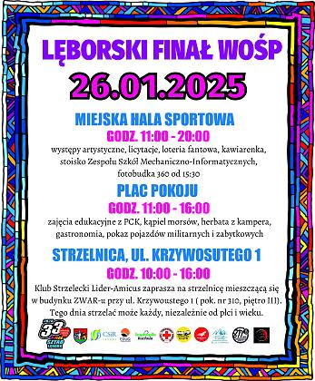 33. Finał WOŚP odbędzie się już w najbliższą niedzielę 26 stycznia 2025 r.