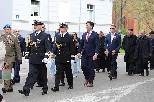 Lęborczanie uroczyście świętowali 234. rocznicę uchwalenia Konstytucji 3 Maja