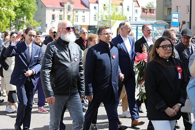 Lęborczanie uroczyście świętowali 234. rocznicę uchwalenia Konstytucji 3 Maja