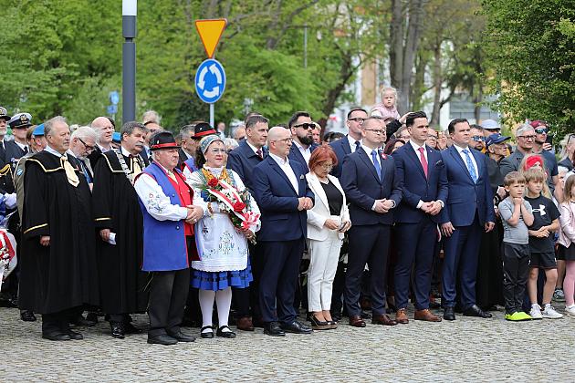 Lęborczanie uroczyście świętowali 234. rocznicę uchwalenia Konstytucji 3 Maja