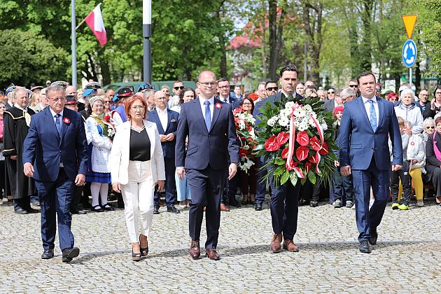 Lęborczanie uroczyście świętowali 234. rocznicę uchwalenia Konstytucji 3 Maja