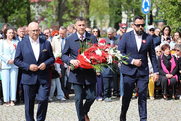 Lęborczanie uroczyście świętowali 234. rocznicę uchwalenia Konstytucji 3 Maja