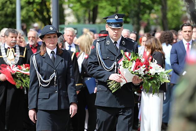 Lęborczanie uroczyście świętowali 234. rocznicę uchwalenia Konstytucji 3 Maja