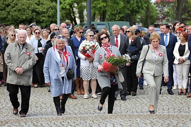 Lęborczanie uroczyście świętowali 234. rocznicę uchwalenia Konstytucji 3 Maja
