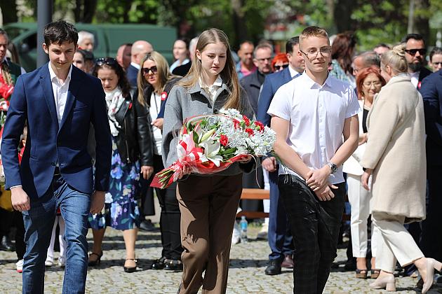 Lęborczanie uroczyście świętowali 234. rocznicę uchwalenia Konstytucji 3 Maja