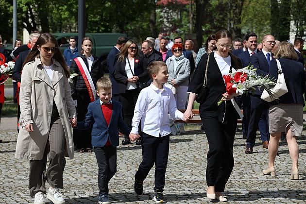 Lęborczanie uroczyście świętowali 234. rocznicę uchwalenia Konstytucji 3 Maja