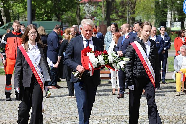 Lęborczanie uroczyście świętowali 234. rocznicę uchwalenia Konstytucji 3 Maja