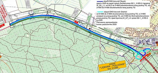 Zmiany w organizacji ruchu w związku z budową drogi ekspresowej S6