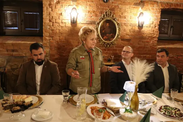 Harcerski Krąg Seniorów „Dęby” na spotkaniu opłatkowym