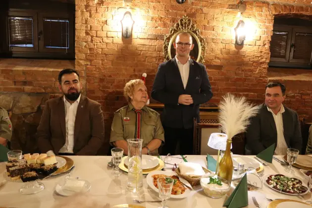 Harcerski Krąg Seniorów „Dęby” na spotkaniu opłatkowym