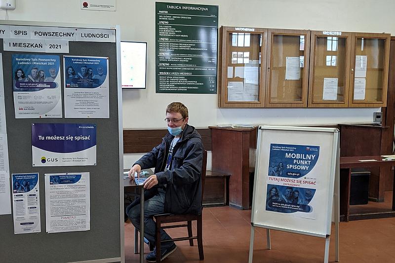 Mobilny punkt spisowy w holu głównym w Urzędzie Miejskim!