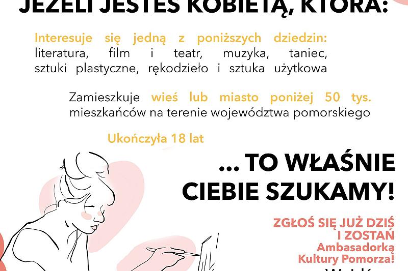 Plebiscyt na “Ambasadorki Kultury Pomorza 2022”