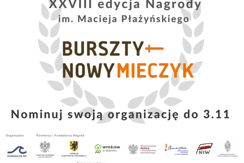 Organizacjo z Pomorza! Zgłoś się do konkursu o Nagrodę Bursztynowego Mieczyka!