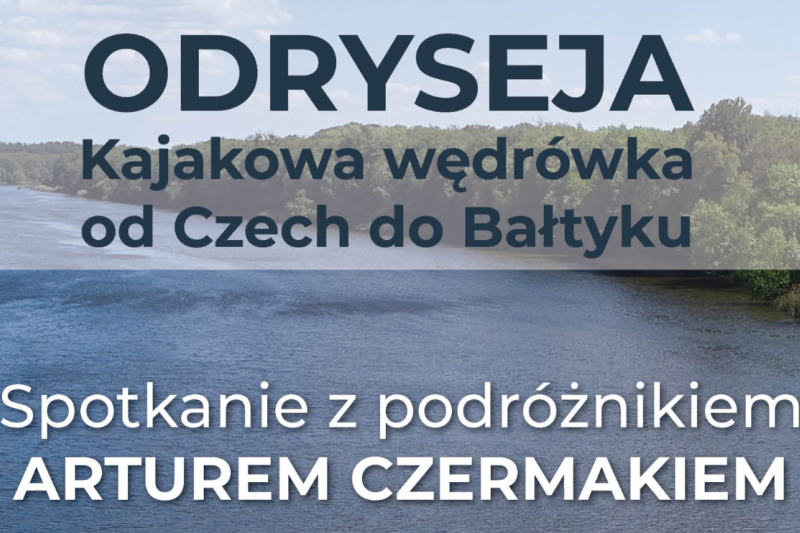Kajakiem przepłynął Odrę. Zapraszamy na spotkanie z wyjątkowym podróżnikiem