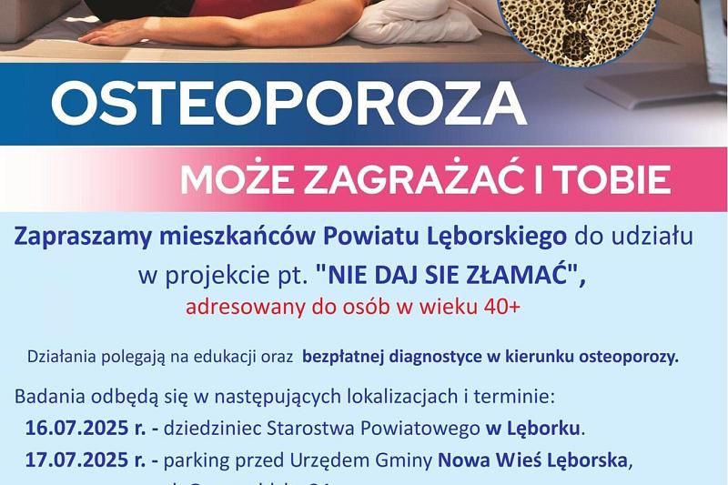 Zbadaj się bezpłatnie na osteoporozę
