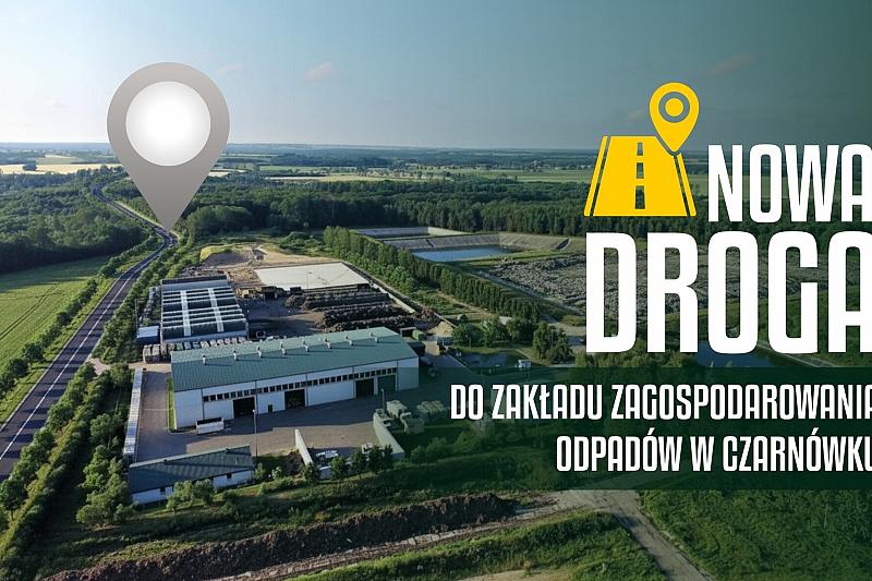 Miasto Lębork wspiera budowę nowej drogi do składowiska w Czarnówku