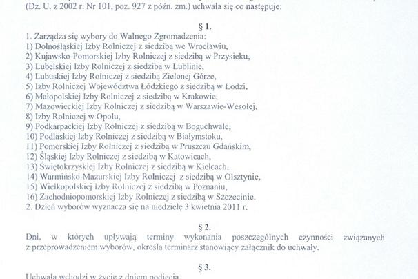 Trwają wybory do walnych zgromadzeń izb rolniczych