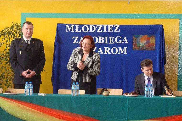 ,,Młodzież zapobiega pożarom