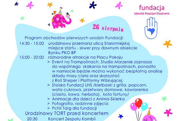 1. urodziny Fundacji Lęborskie Hospicjum Stacjonarne
