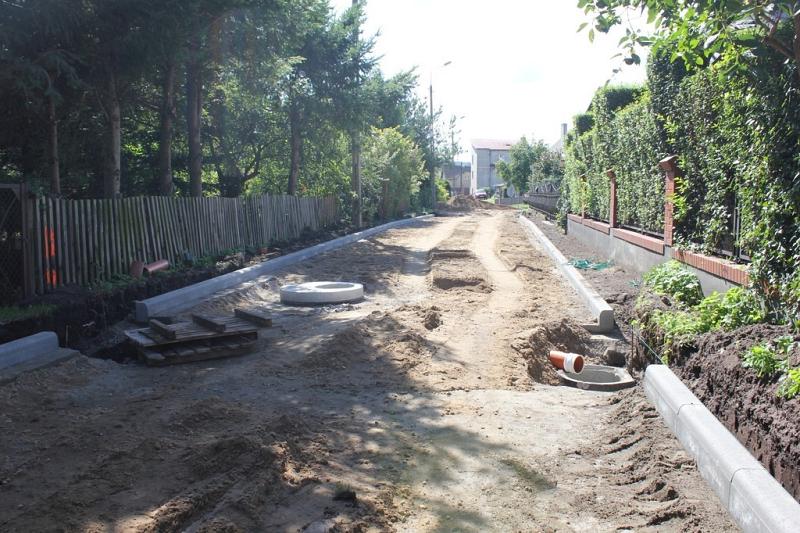 Chojnicka boczna w budowie