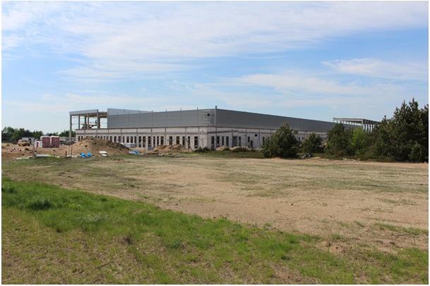 Rośnie pierwszy zakład przemysłowy w lęborskiej podstrefie Słupskiej SSE