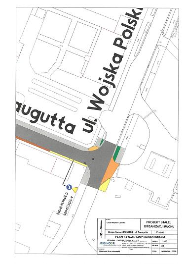 Zmiana organizacji ruchu – nowe znaki upłynnią ruch samochodowy na ul. Okrzei i Traugutta