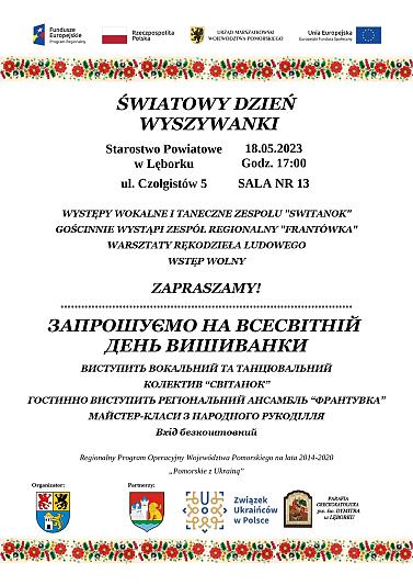 18 maja Światowy Dzień Wyszywanki