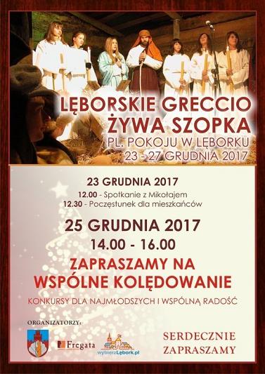 Przedświąteczne spotkanie przy choince i szopka