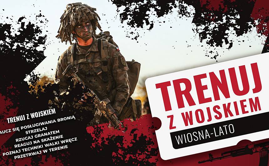 Czytaj o: Projekt „TRENUJ Z WOJSKIEM” 1 kwietnia i 3 czerwca