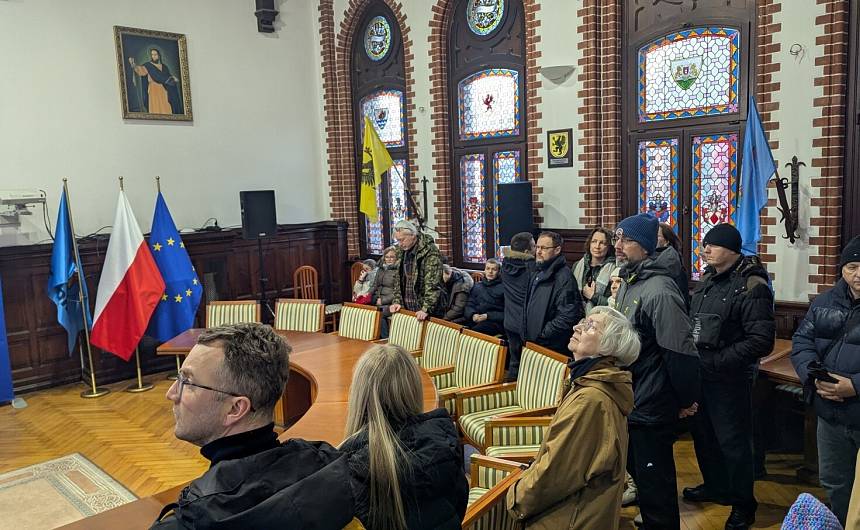 Czytaj o: Około 60 osób odkrywało przedwojenny Lębork