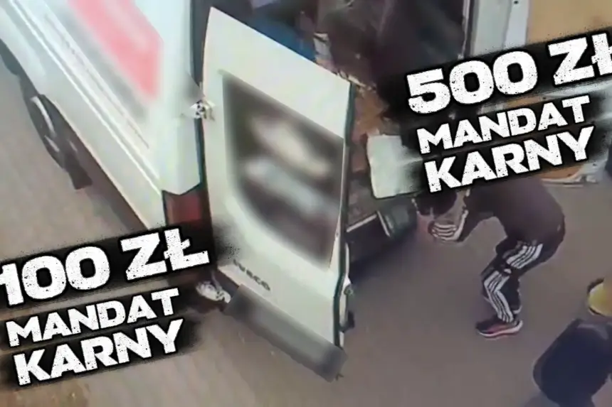 Monitoring nie kłamie. Posypały się mandaty za podrzucanie śmieci w Lęborku