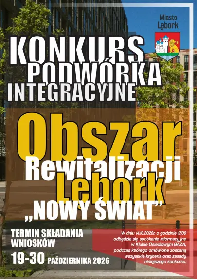 Konkurs na podwórka integracyjne w Lęborku